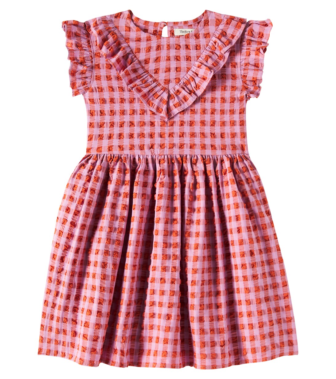 Iris gathered cotton-blend dress | The New Society