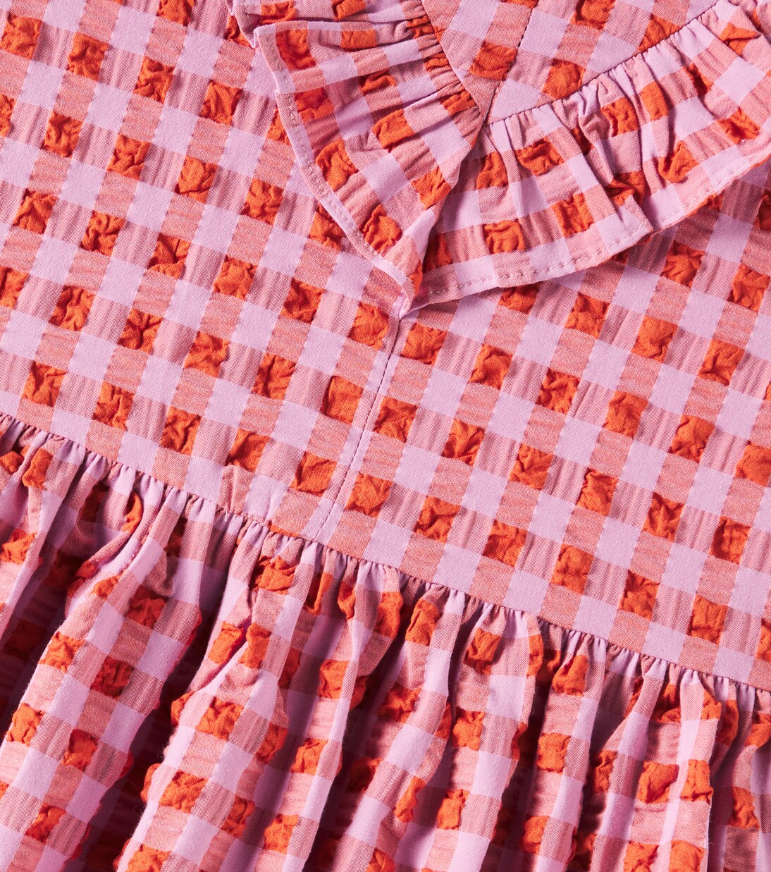 Iris gathered cotton-blend dress | The New Society