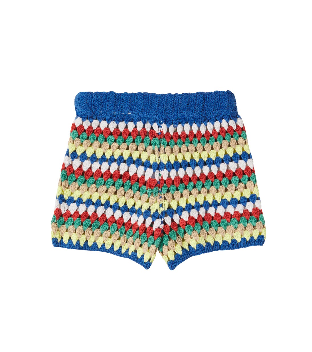 Serifos striped crochet cotton shorts | The New Society