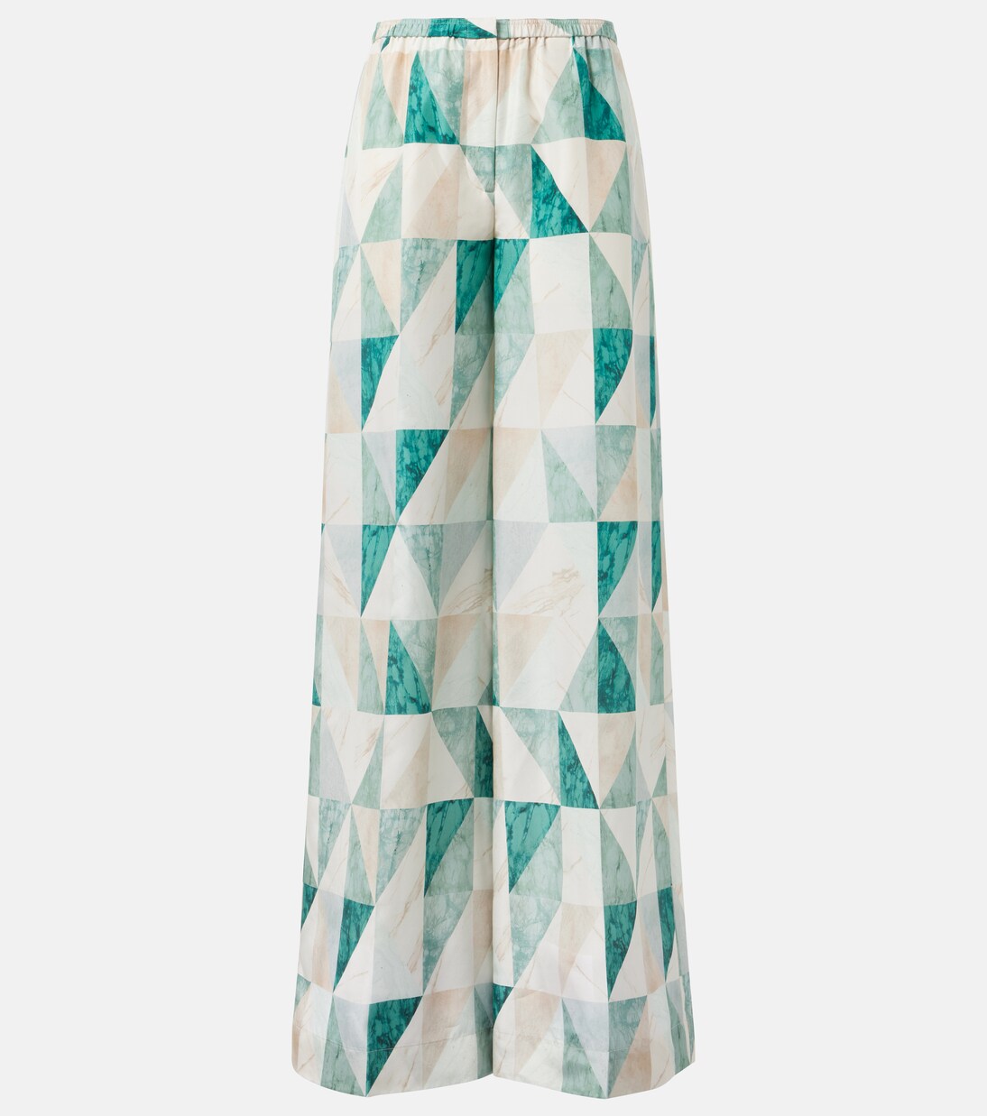 Pantalon ample Thoresby en soie | Joseph