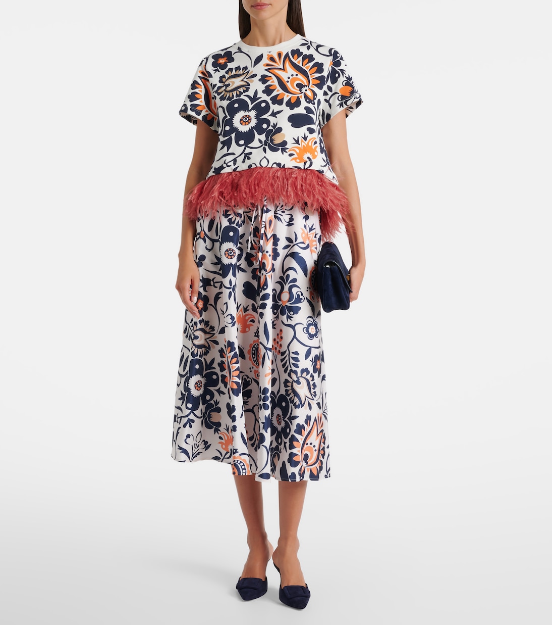 Top La Scala de algodón con plumas | La DoubleJ