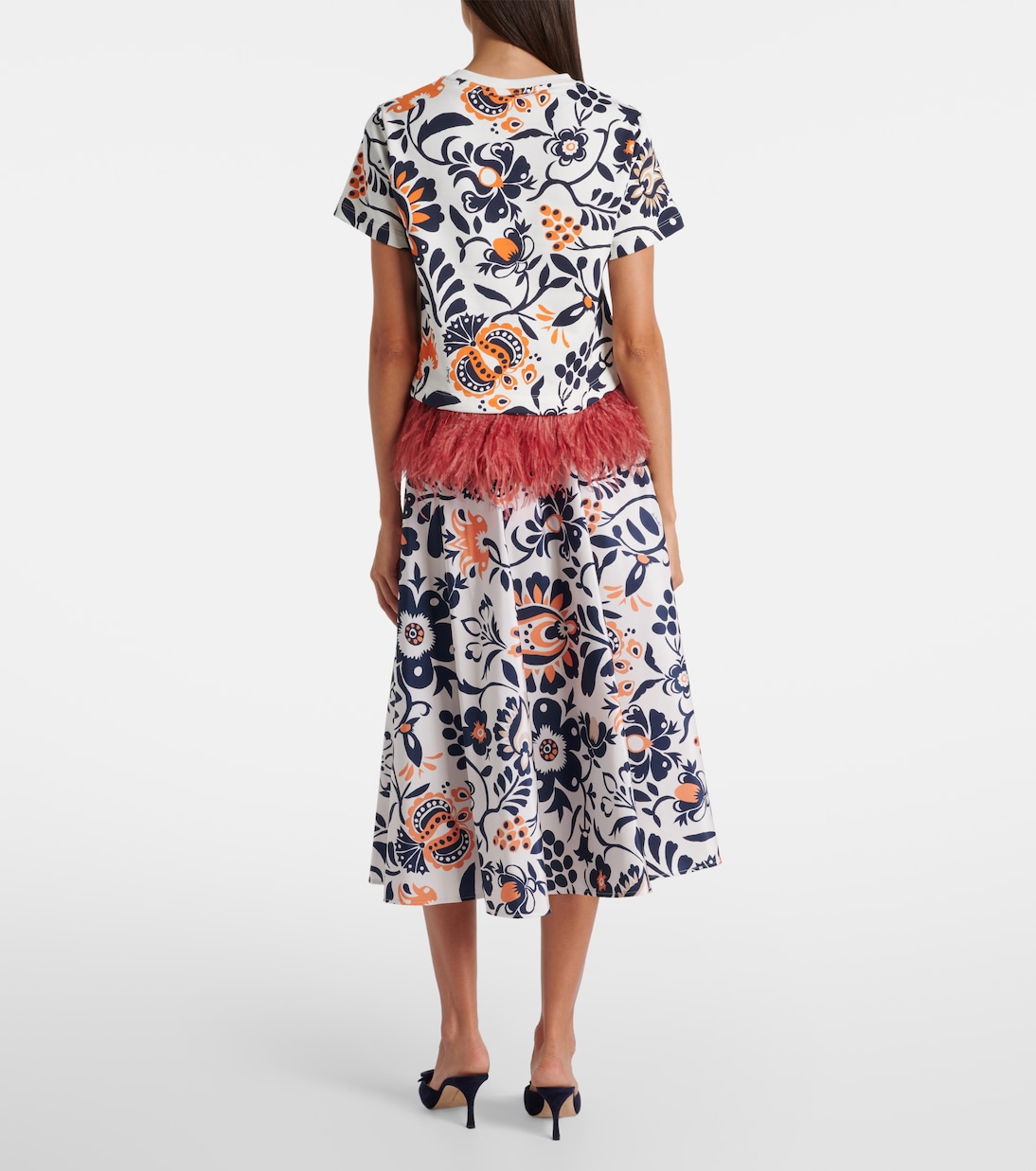 Top La Scala de algodón con plumas | La DoubleJ