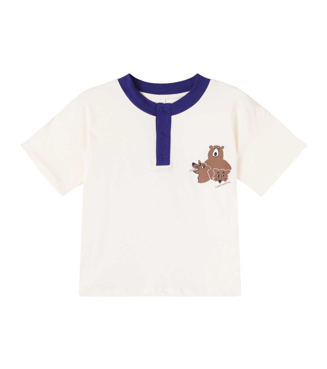 Printed cotton jersey T-shirt | Mini Rodini