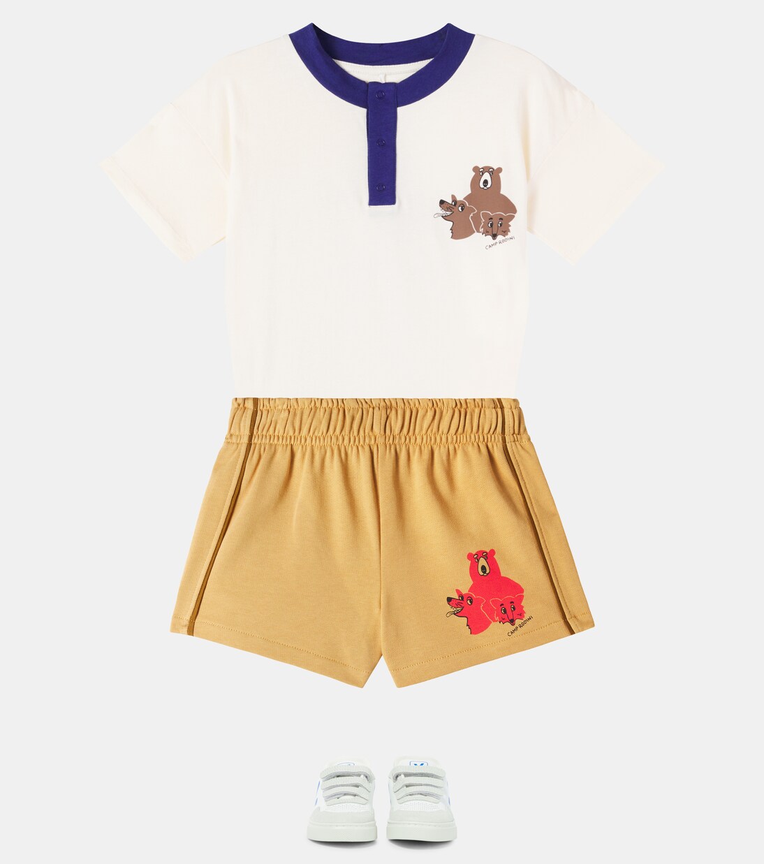 Printed cotton jersey T-shirt | Mini Rodini