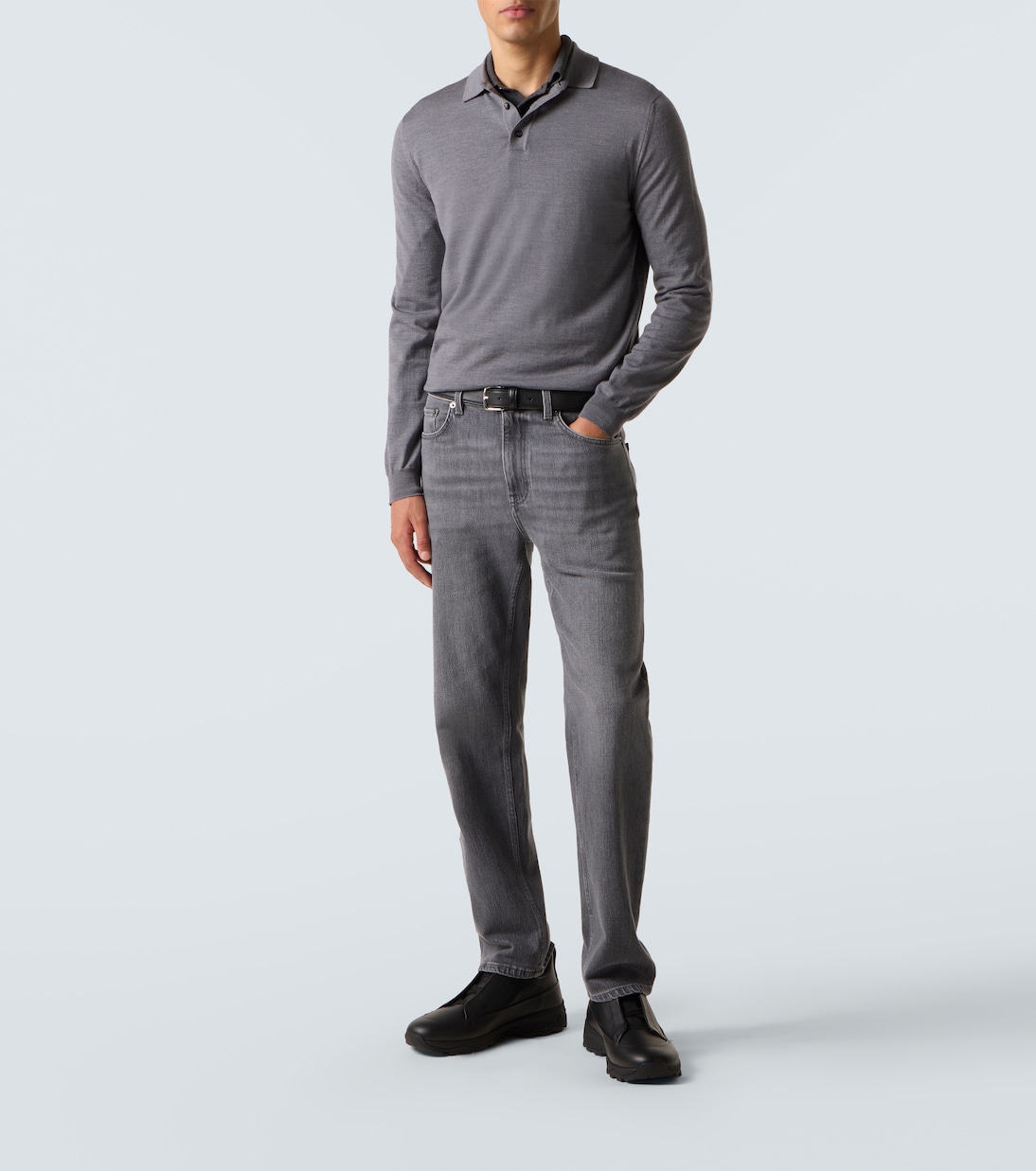 Baskets Triple Stitch en cuir | Zegna