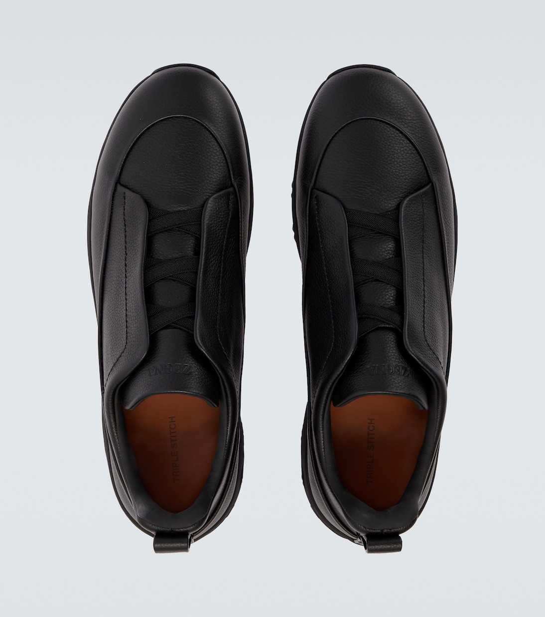 Baskets Triple Stitch en cuir | Zegna