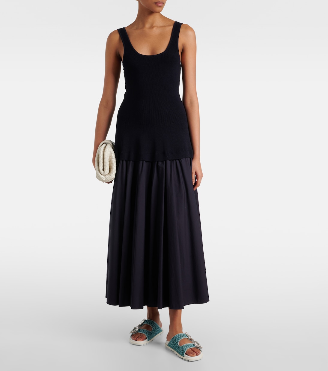 Sandalen Slidy Viv' mit Kristallen | Roger Vivier