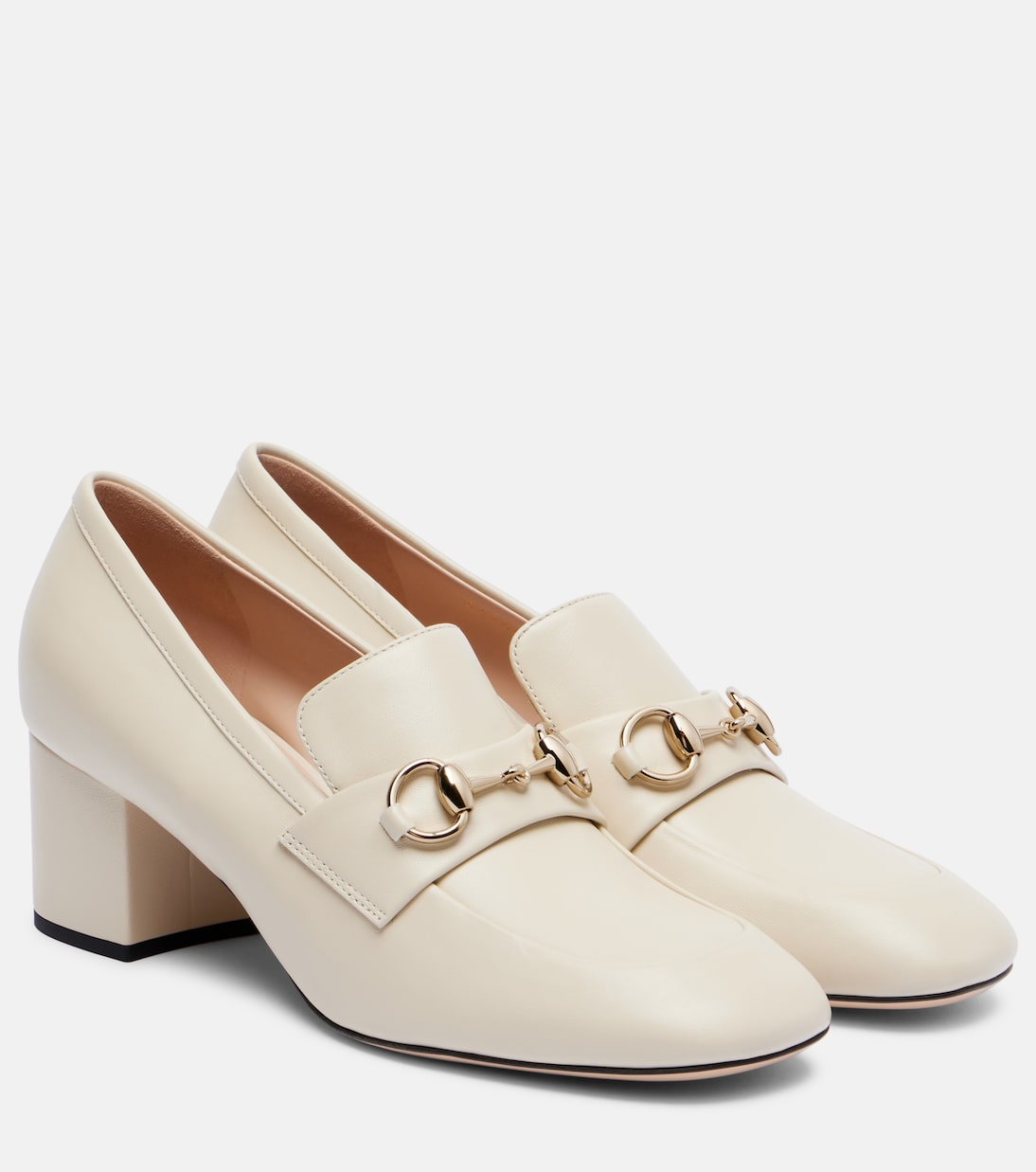 Loafer-Pumps Lady Horsebit aus Leder | Gucci