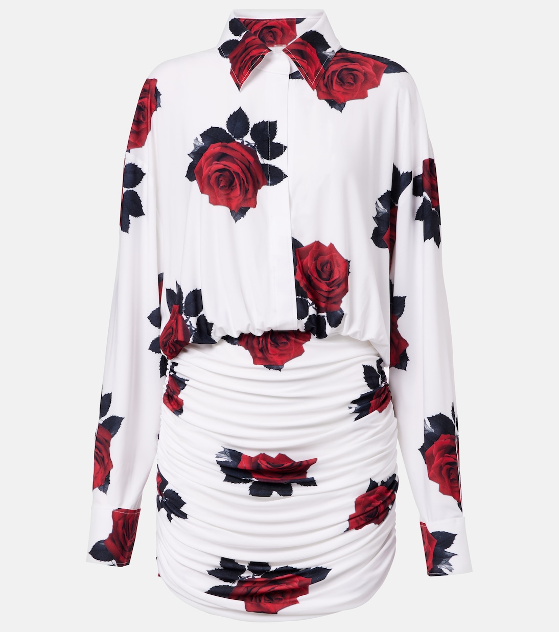 Bedrucktes Minikleid aus Jersey | Norma Kamali