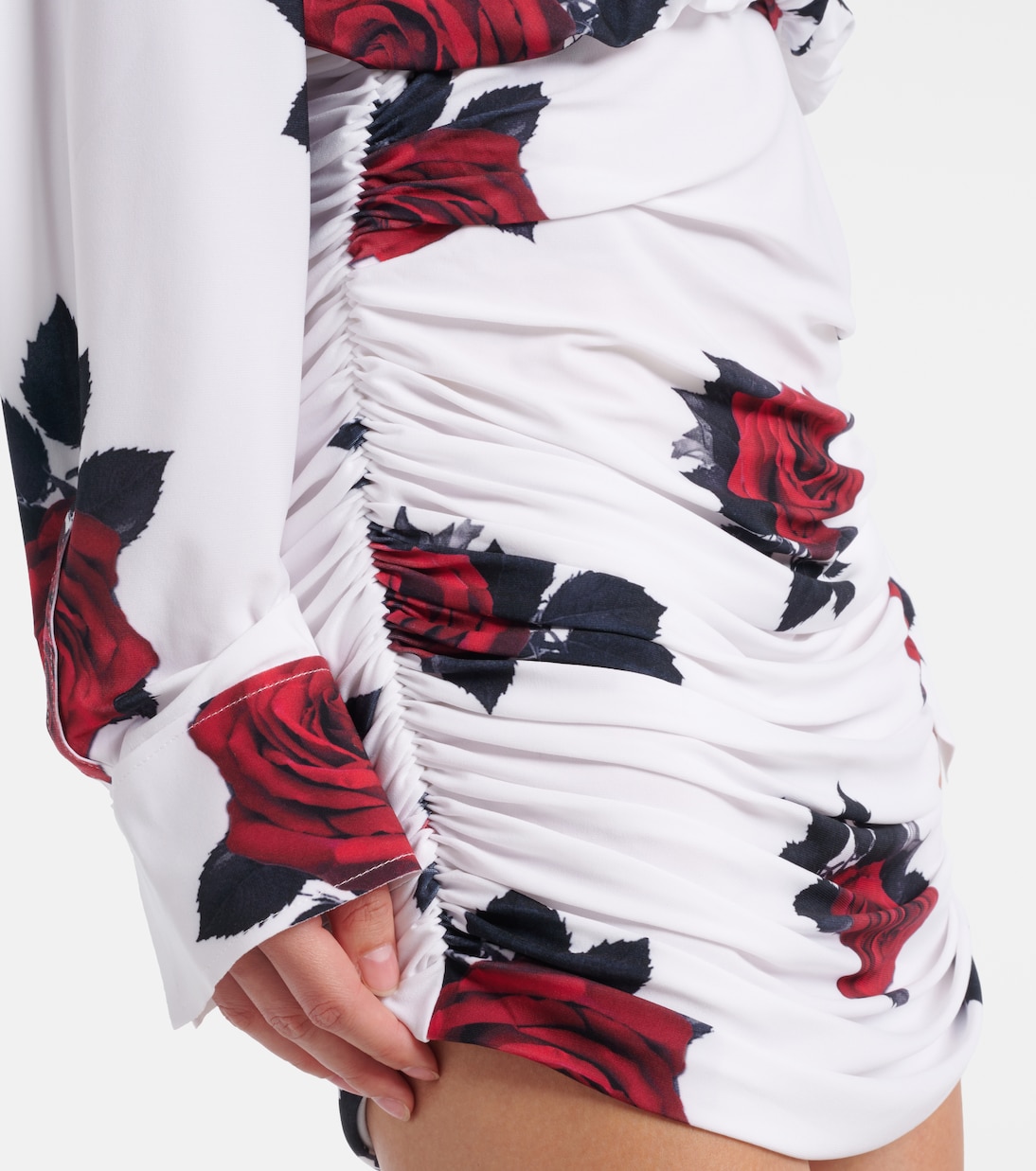 Bedrucktes Minikleid aus Jersey | Norma Kamali