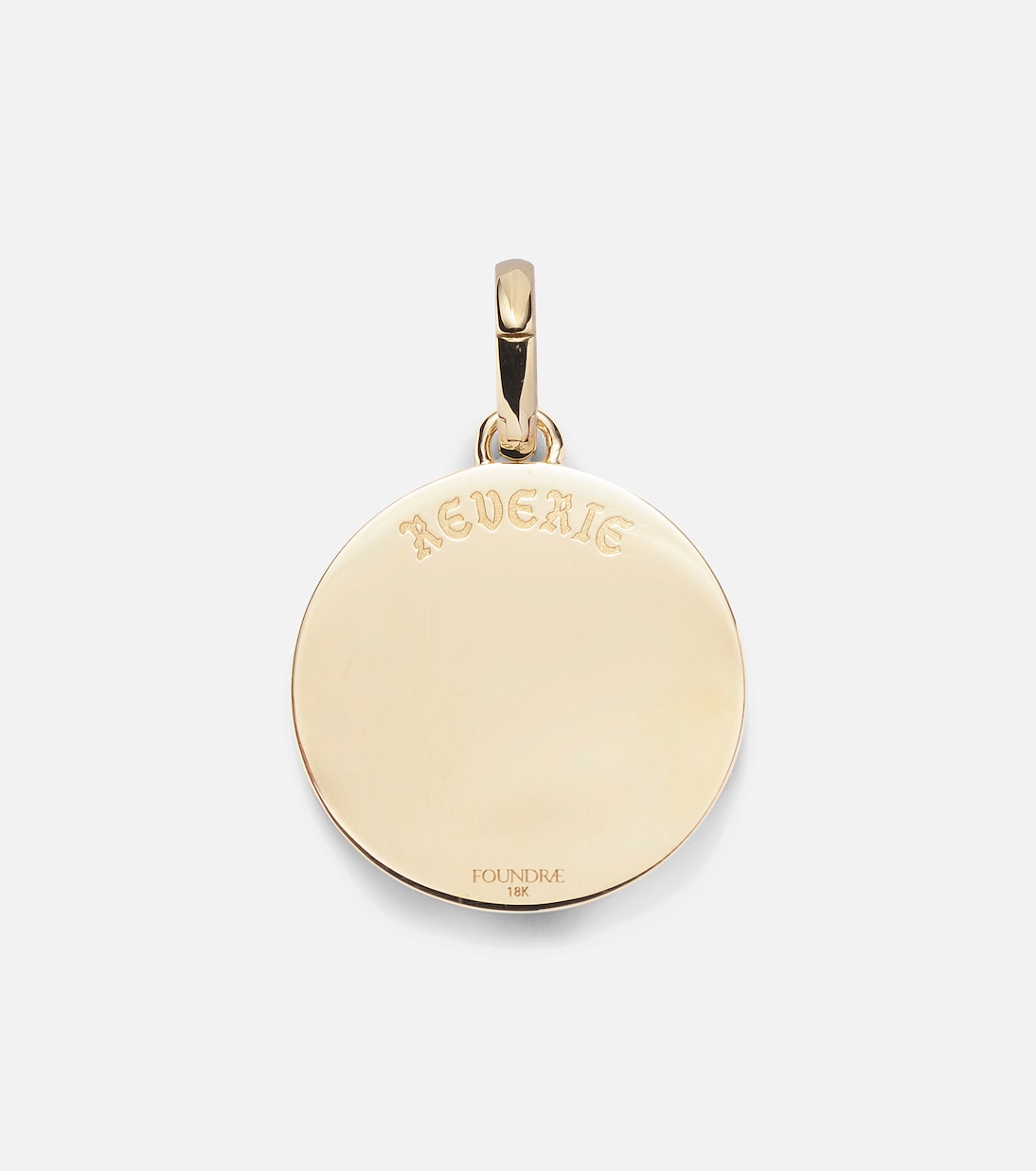 Reverie Medium 18k gold and ceramic pendant with diamonds | FoundRae