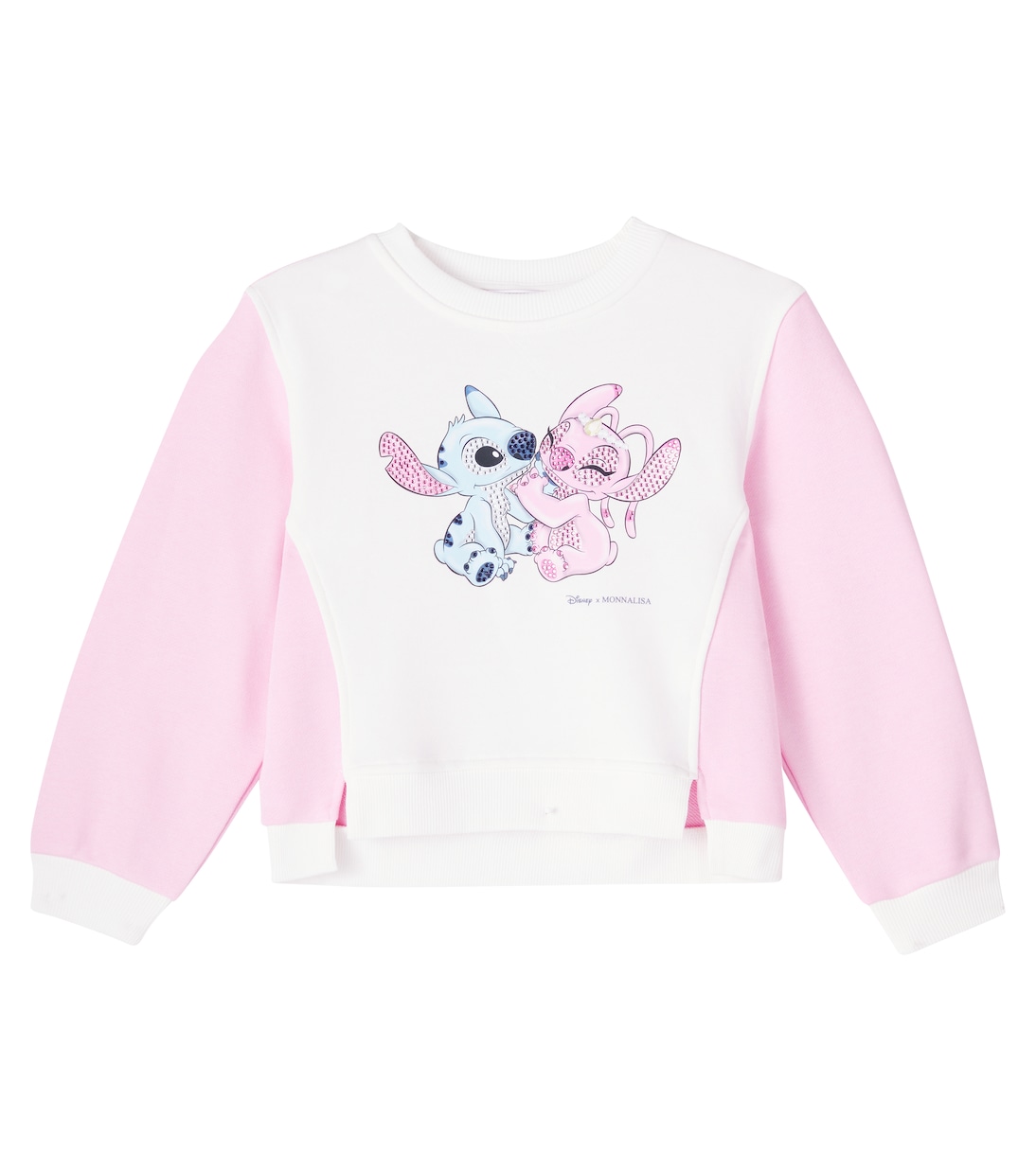 X Disney® sudadera Stitch en mezcla de algodón | Monnalisa