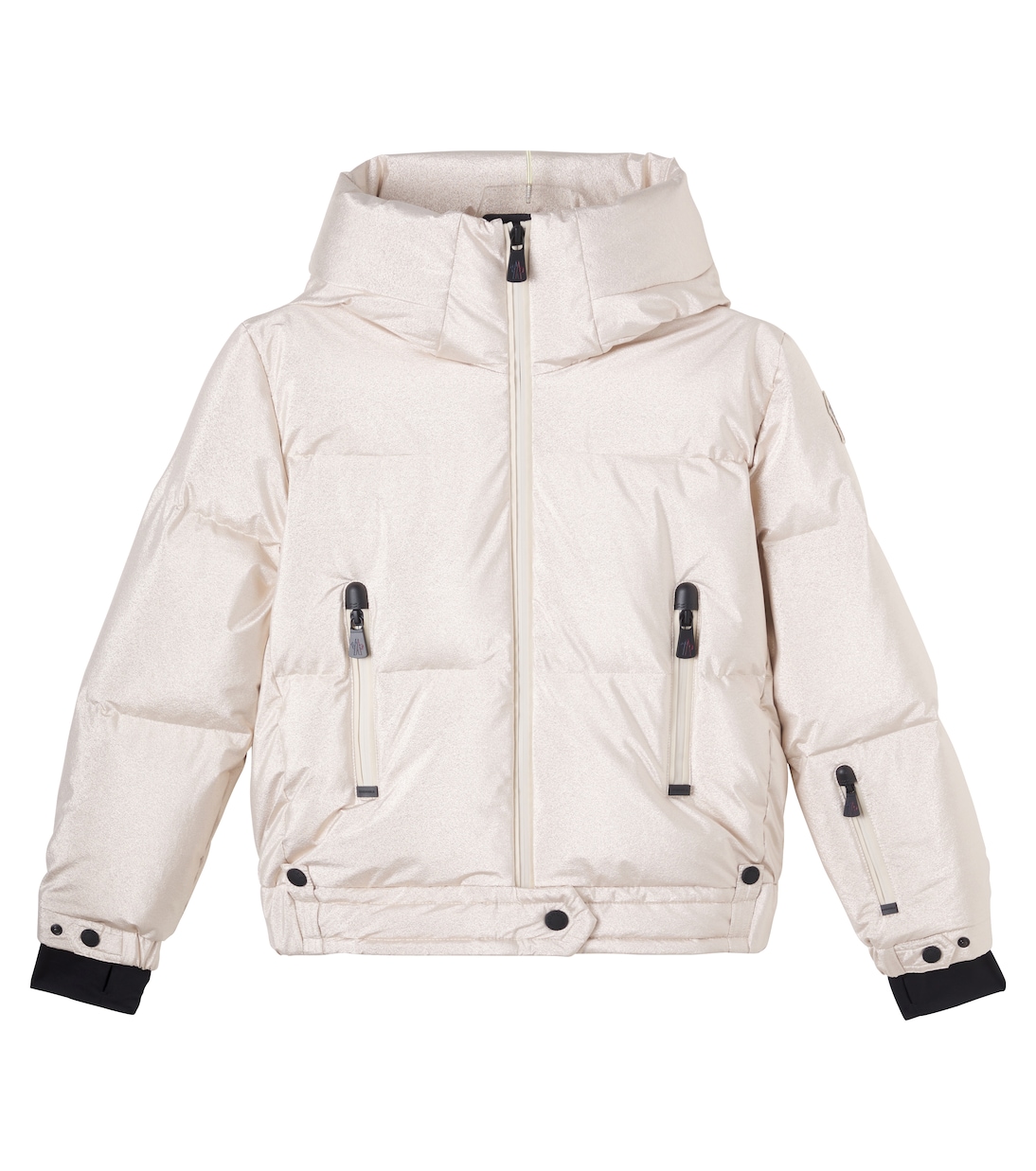 Violette metallic-effect down jacket | Moncler Grenoble Enfant