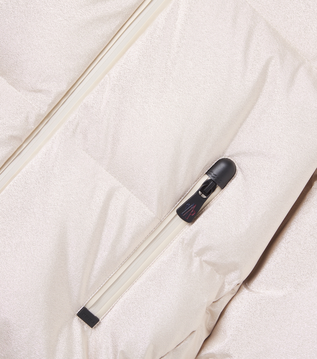 Violette metallic-effect down jacket | Moncler Grenoble Enfant