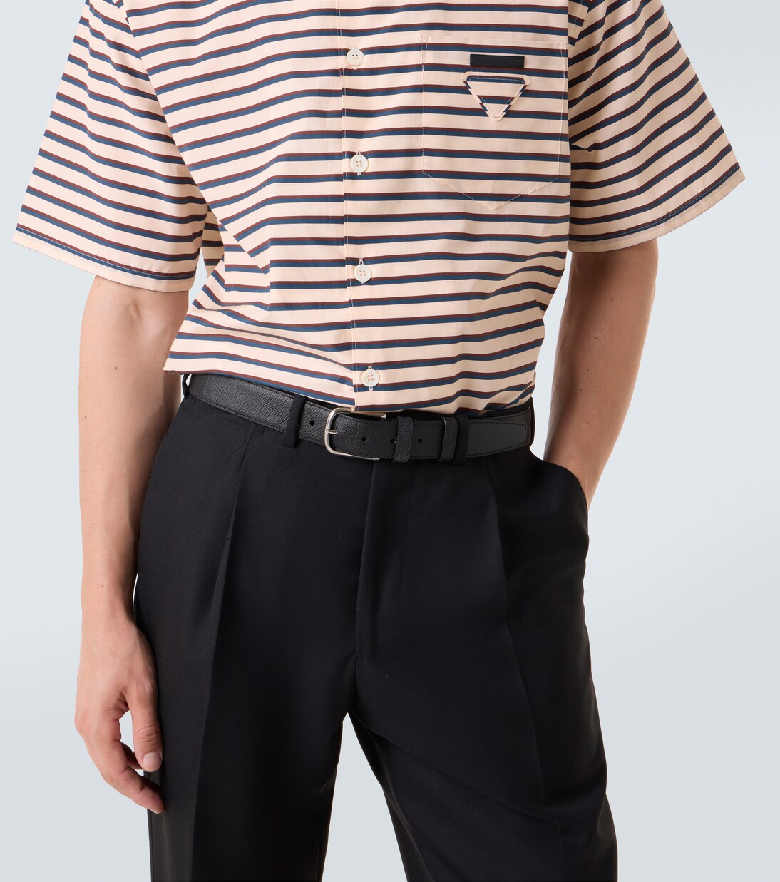 Saffiano leather belt | Prada