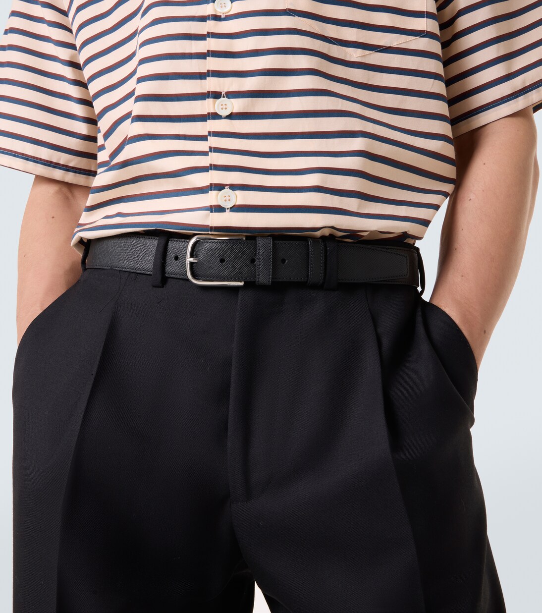 Saffiano leather belt | Prada