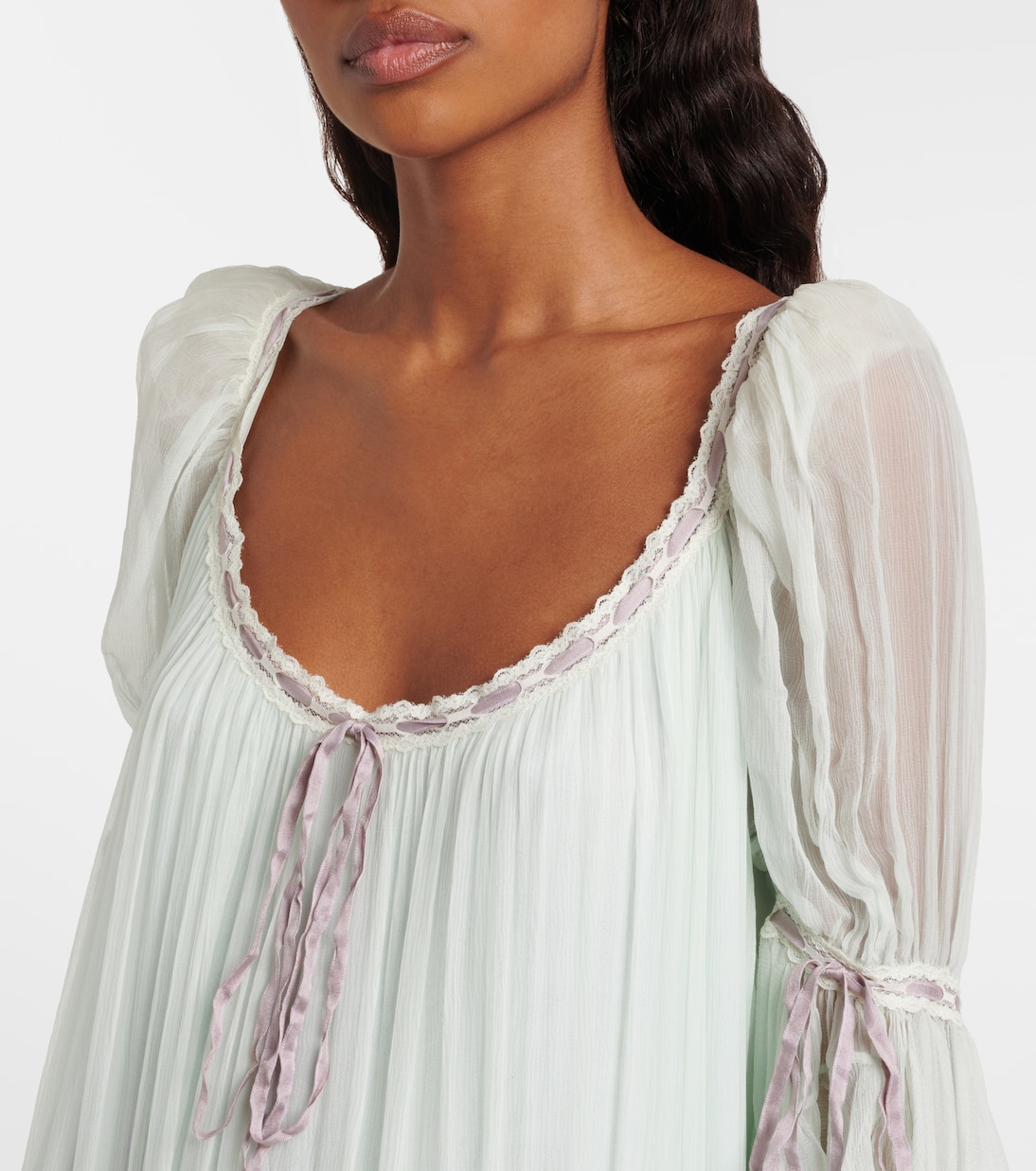 Robe aus Seidenmusselin | Chloé