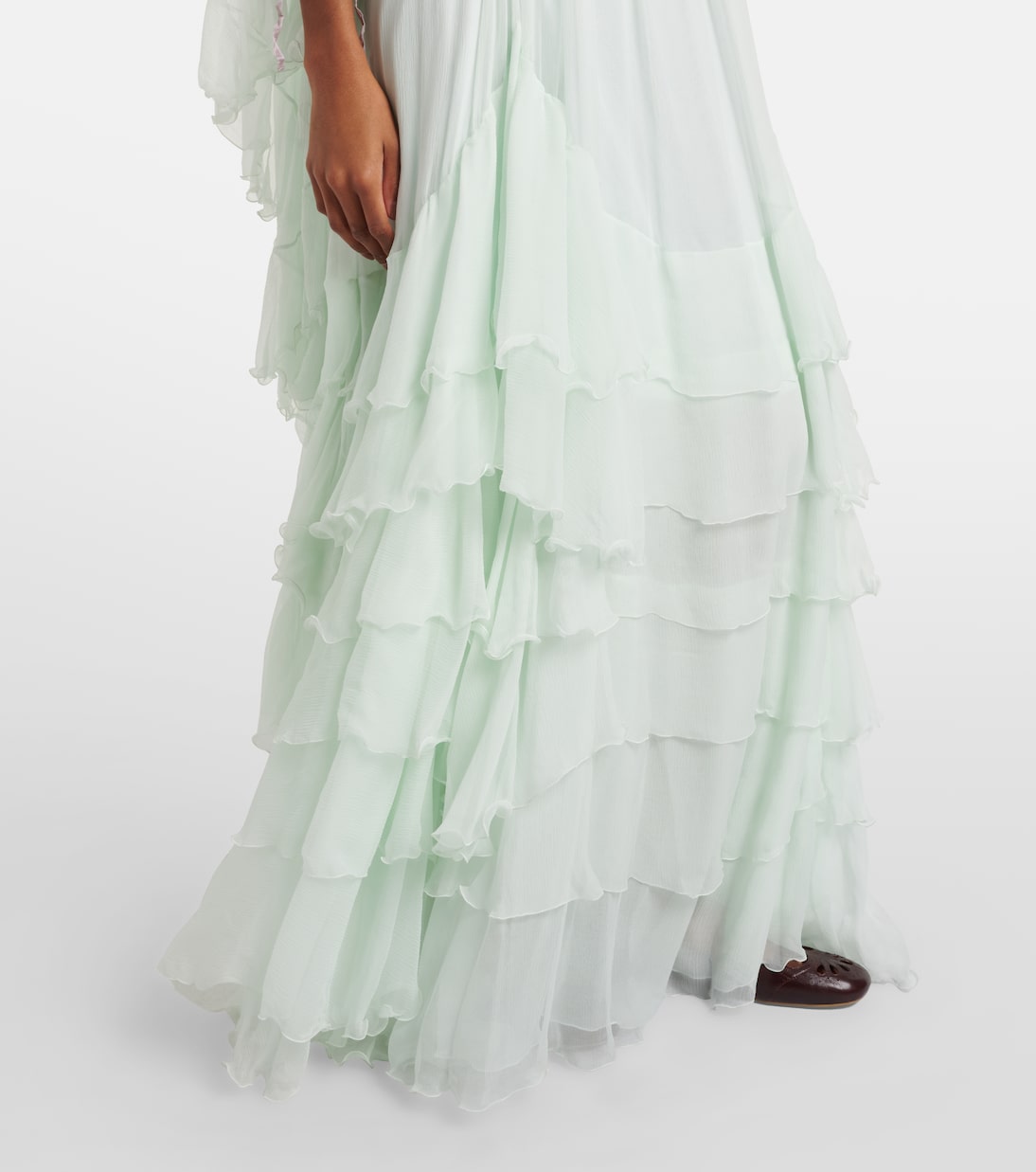 Robe aus Seidenmusselin | Chloé