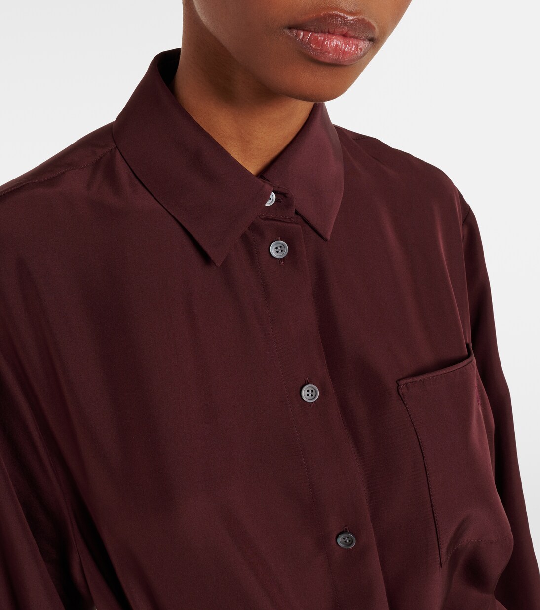 Belted silk blouse | Loewe