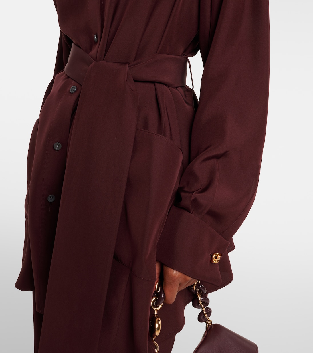 Belted silk blouse | Loewe