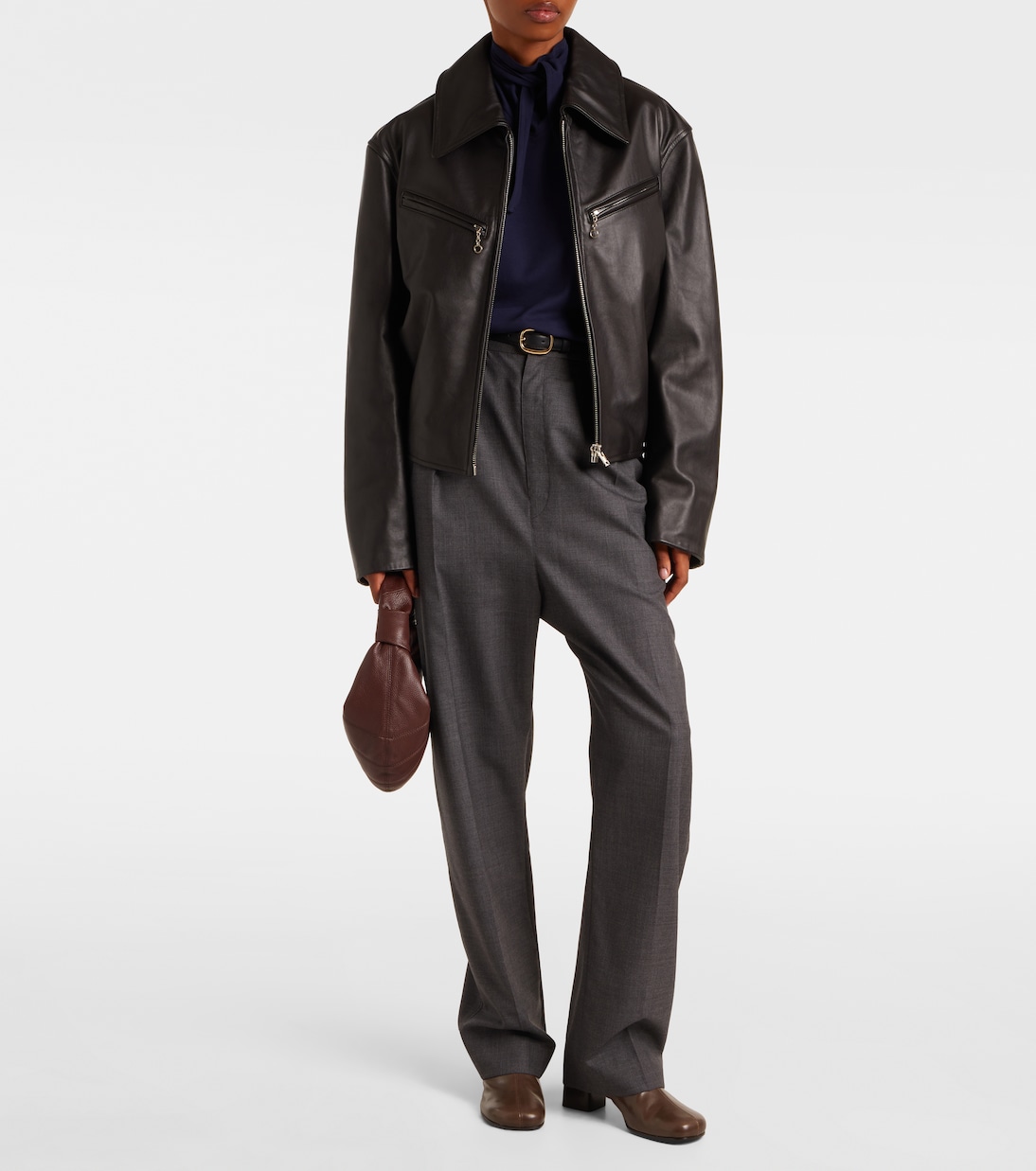 Anatomic 55 leather ankle boots | Lemaire