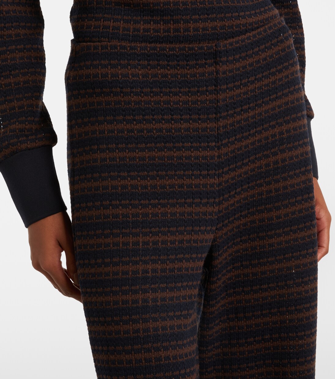 Pantaloni flared Yadira Kick in maglia | Veronica Beard