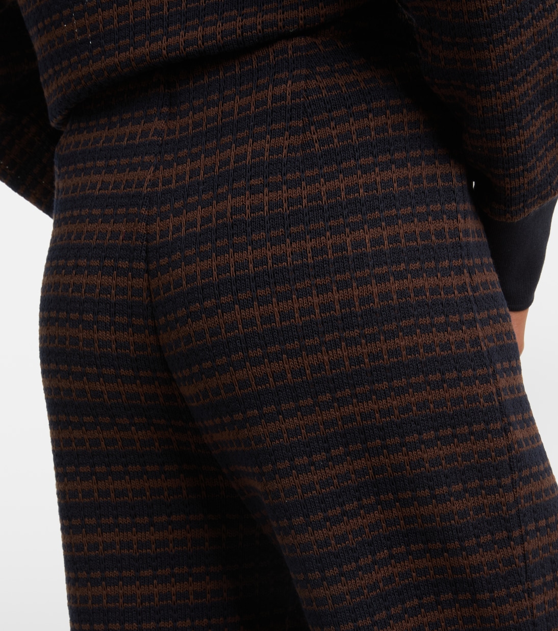 Pantaloni flared Yadira Kick in maglia | Veronica Beard