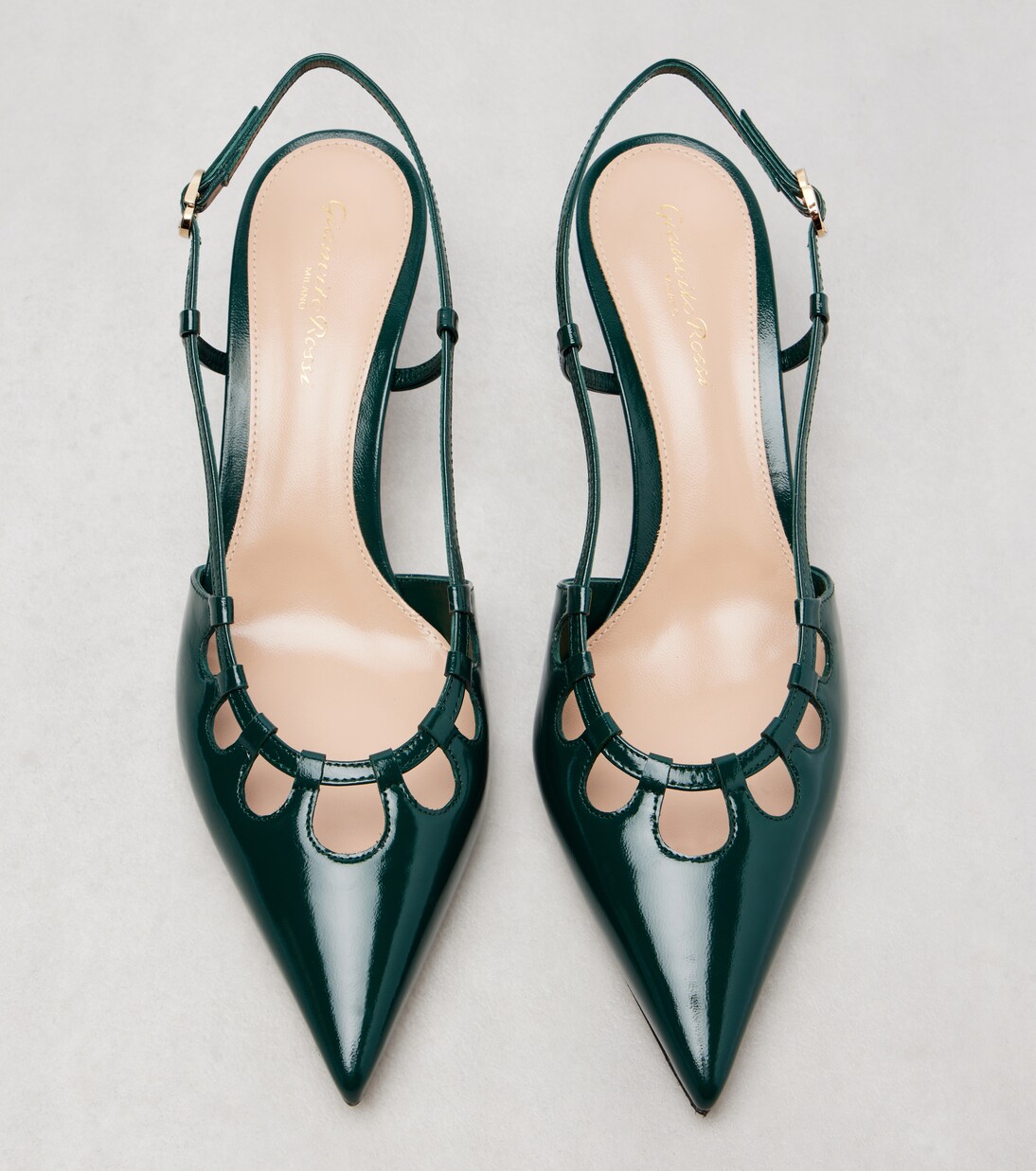 Slingback-Pumps 55 aus Lackleder | Gianvito Rossi