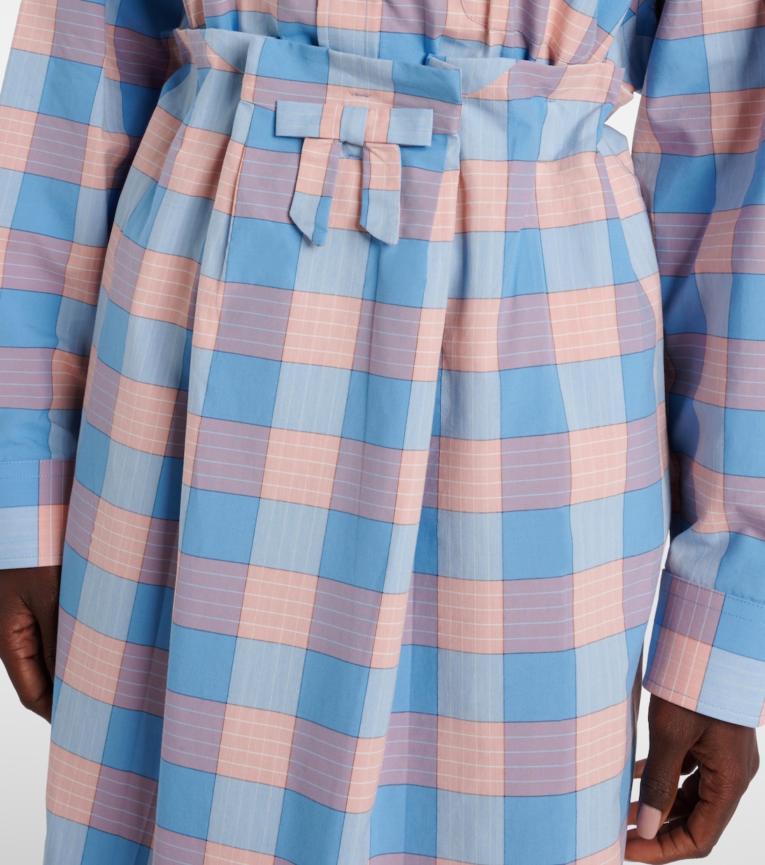 Midirock aus Baumwollpopeline | Prada