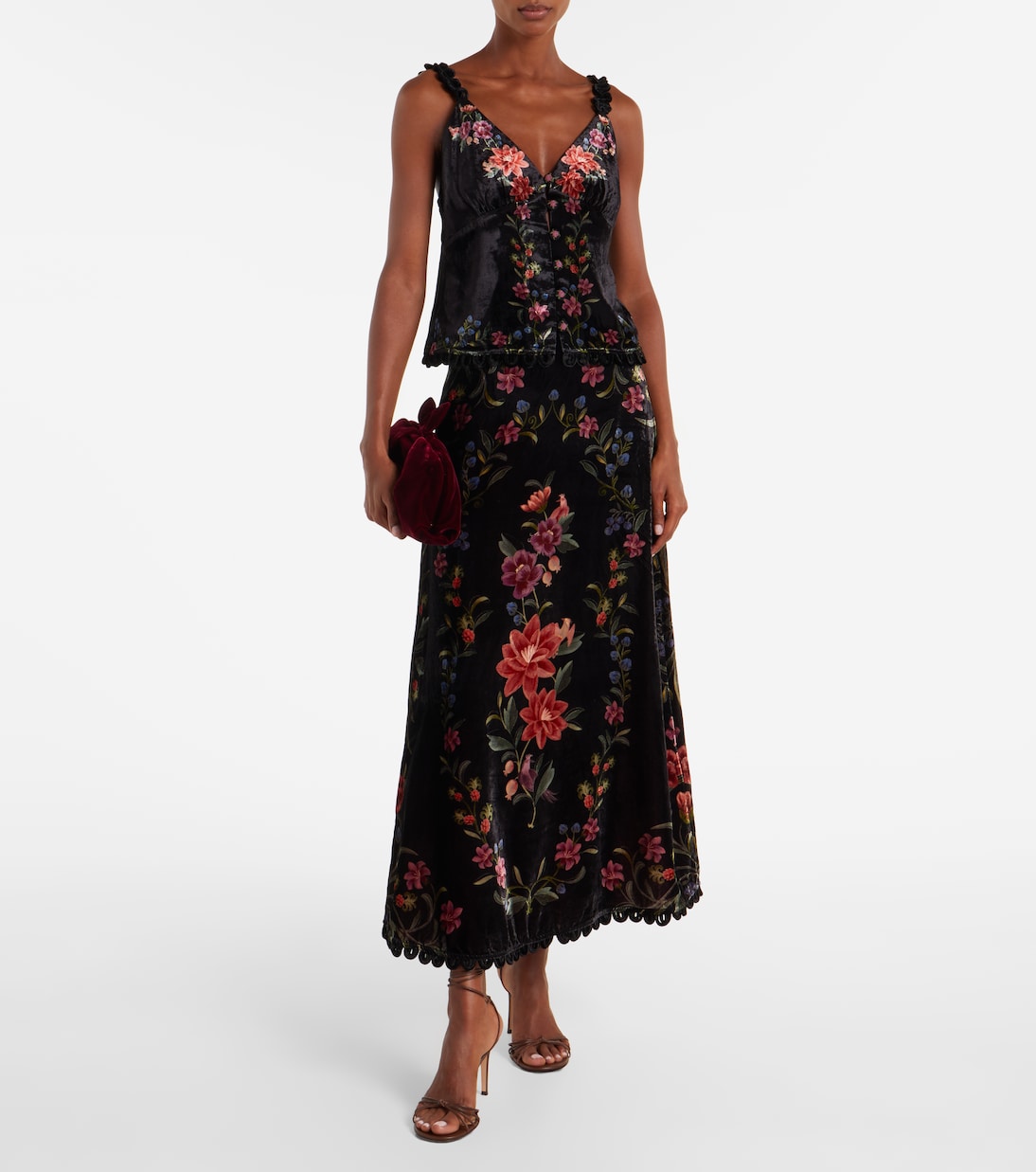 Top aus Samt | Farm Rio