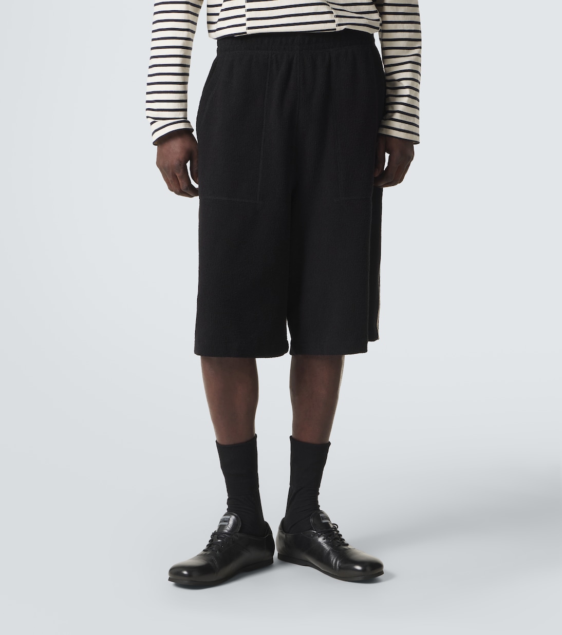 Prince cotton-blend terry shorts | Wales Bonner