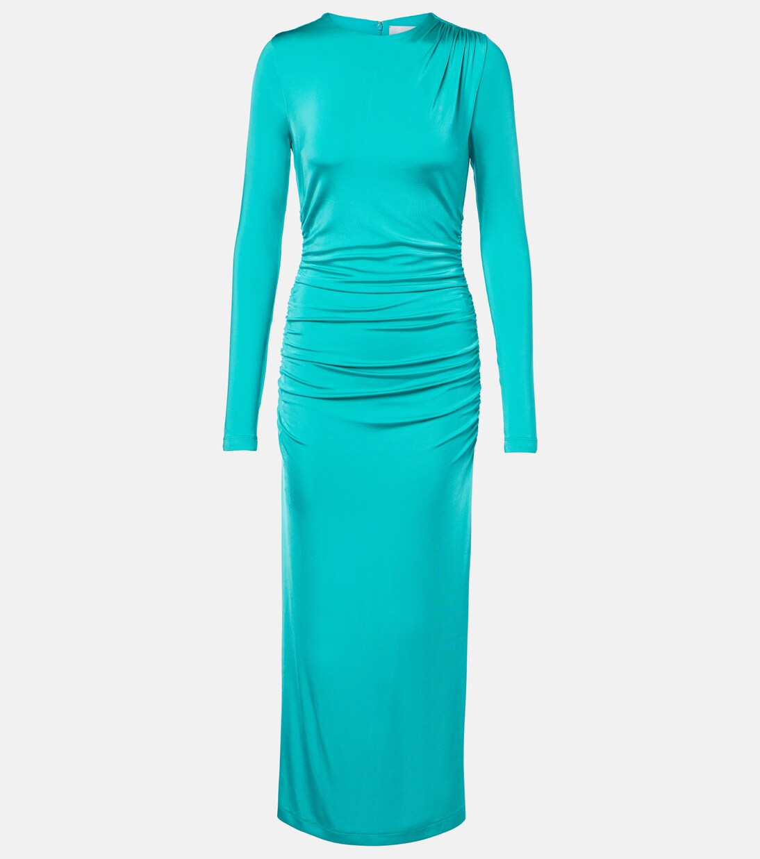 Ruched jersey midi dress | Carolina Herrera