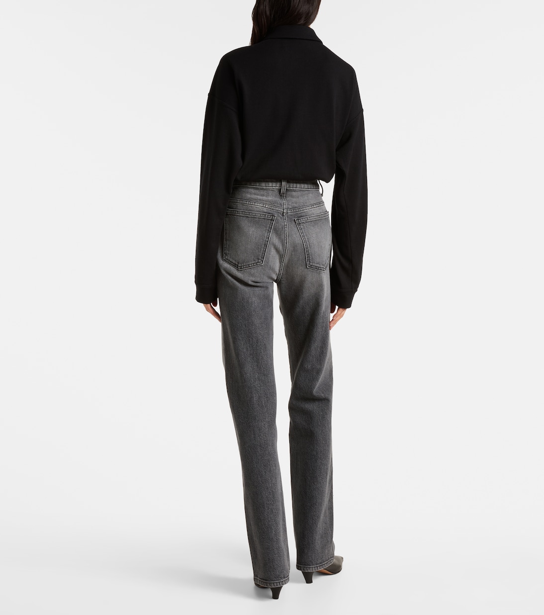 Jean droit Danielle à taille haute | Khaite