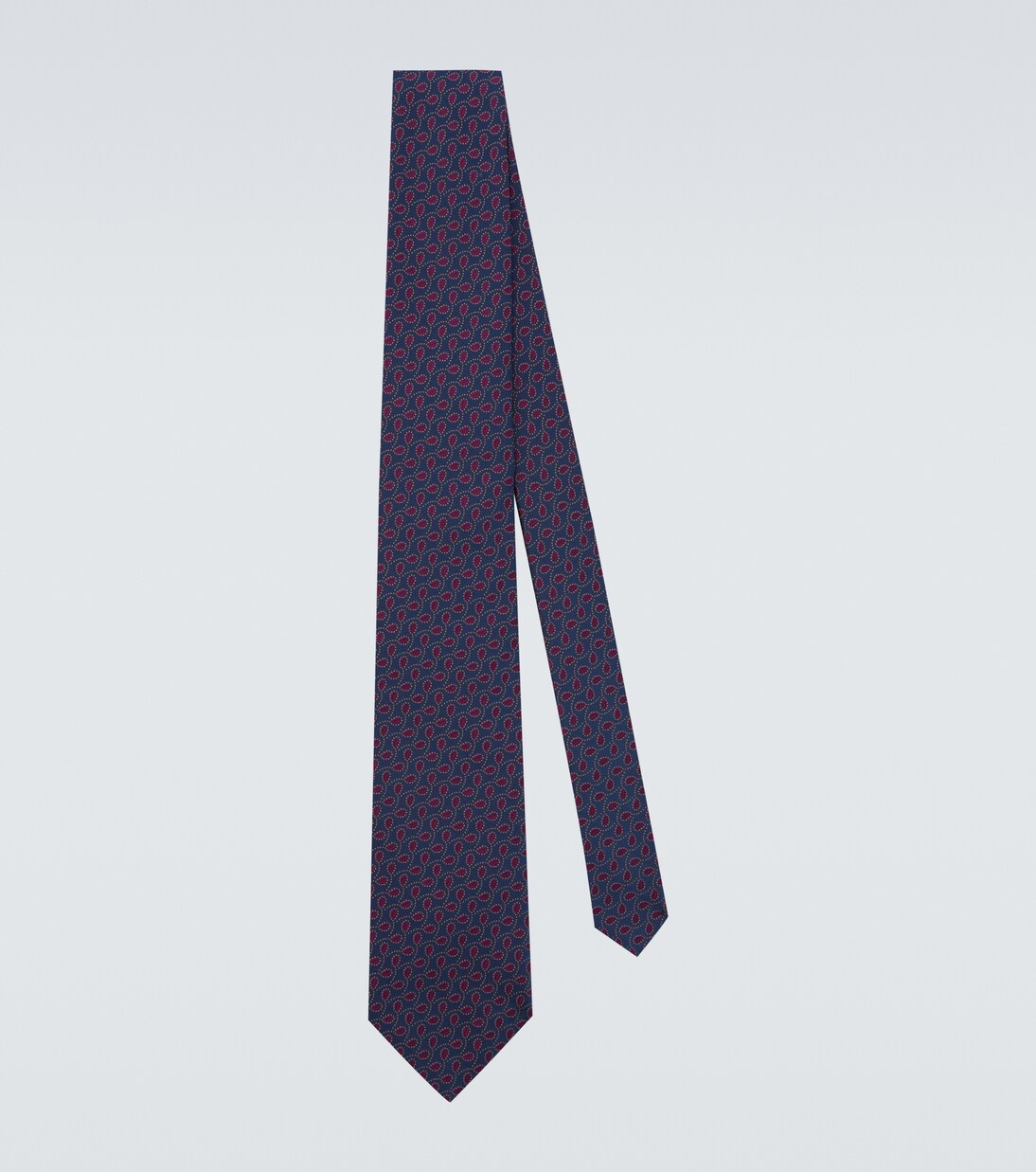 Silk jacquard tie | Charvet