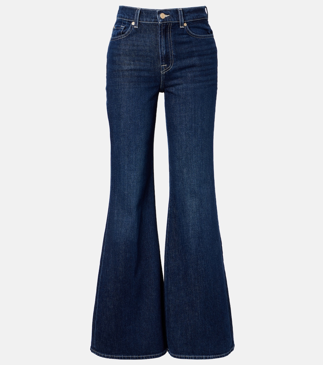 High-waisted flared jeans | 7 For All Mankind