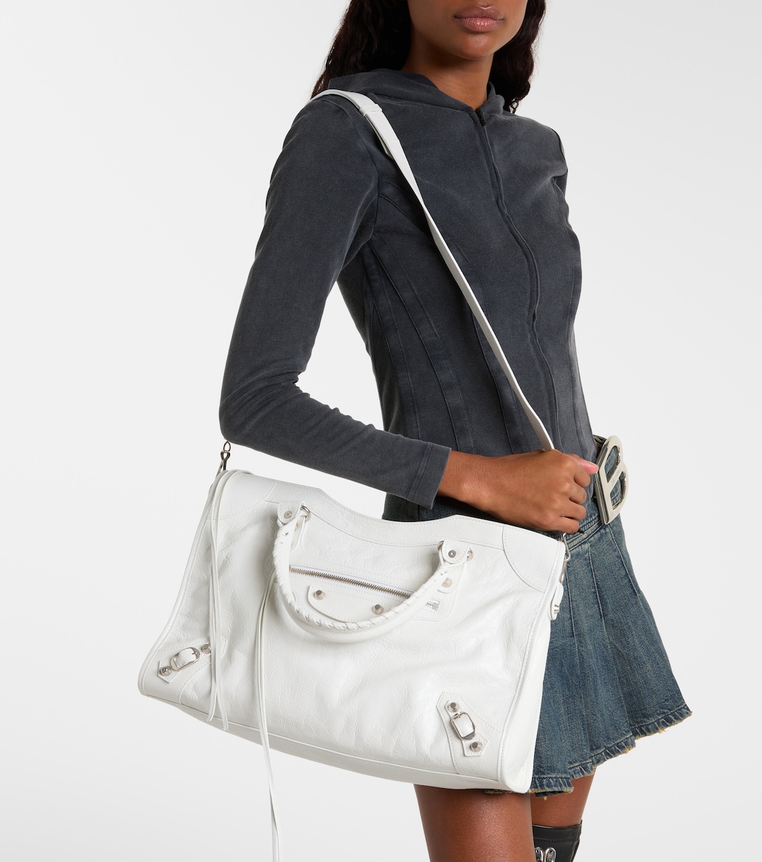 Le City Medium leather tote bag | Balenciaga