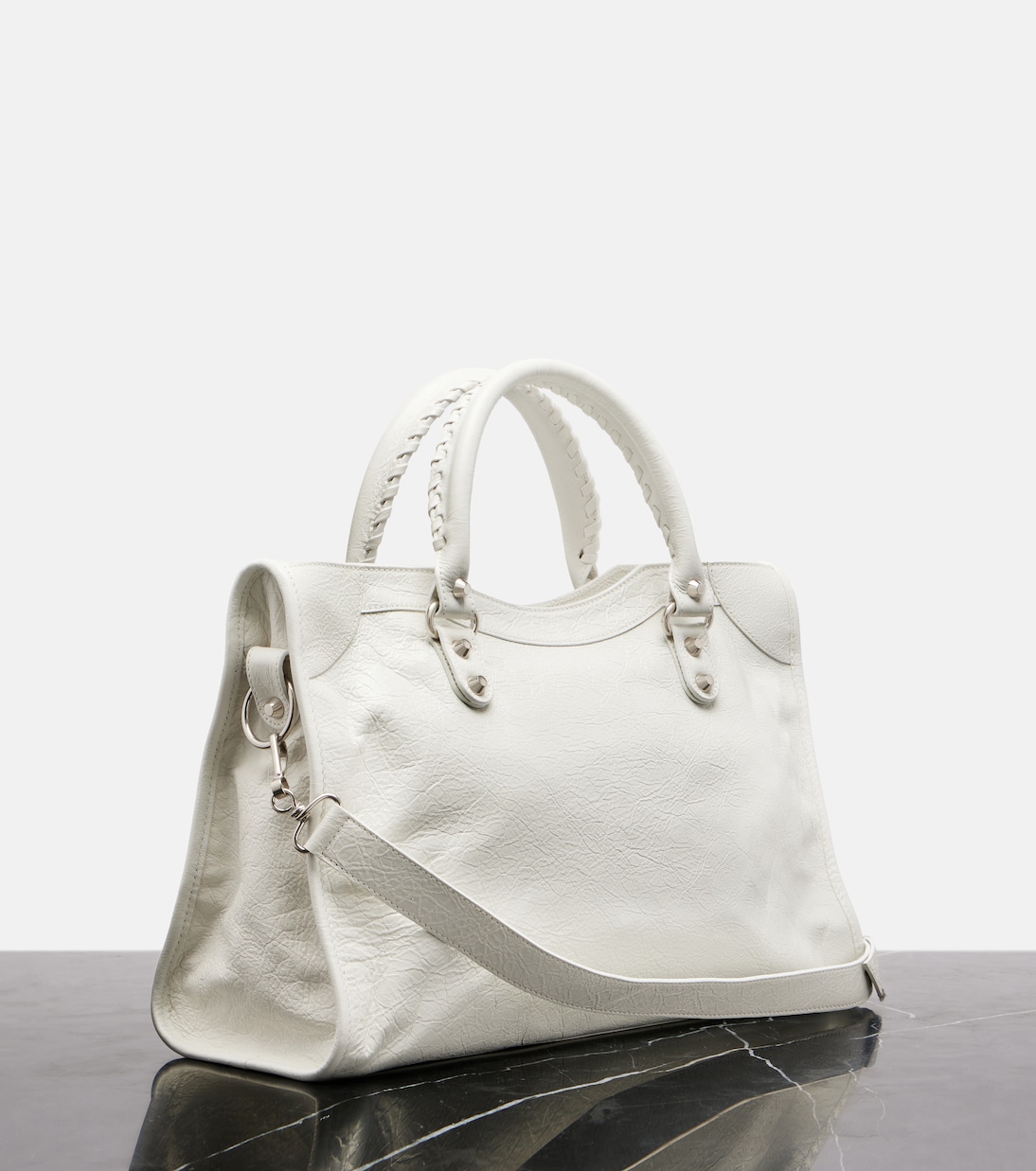 Le City Medium leather tote bag | Balenciaga