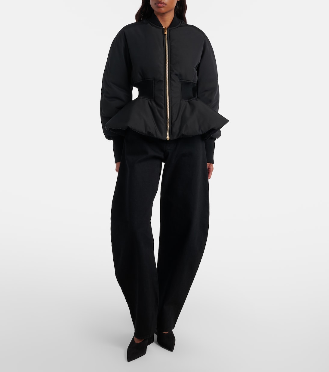 Peplum bomber jacket | Alaïa