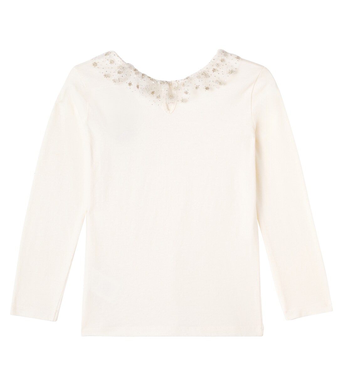 Tidjany embellished patch-appliqué cotton T-shirt | Bonpoint