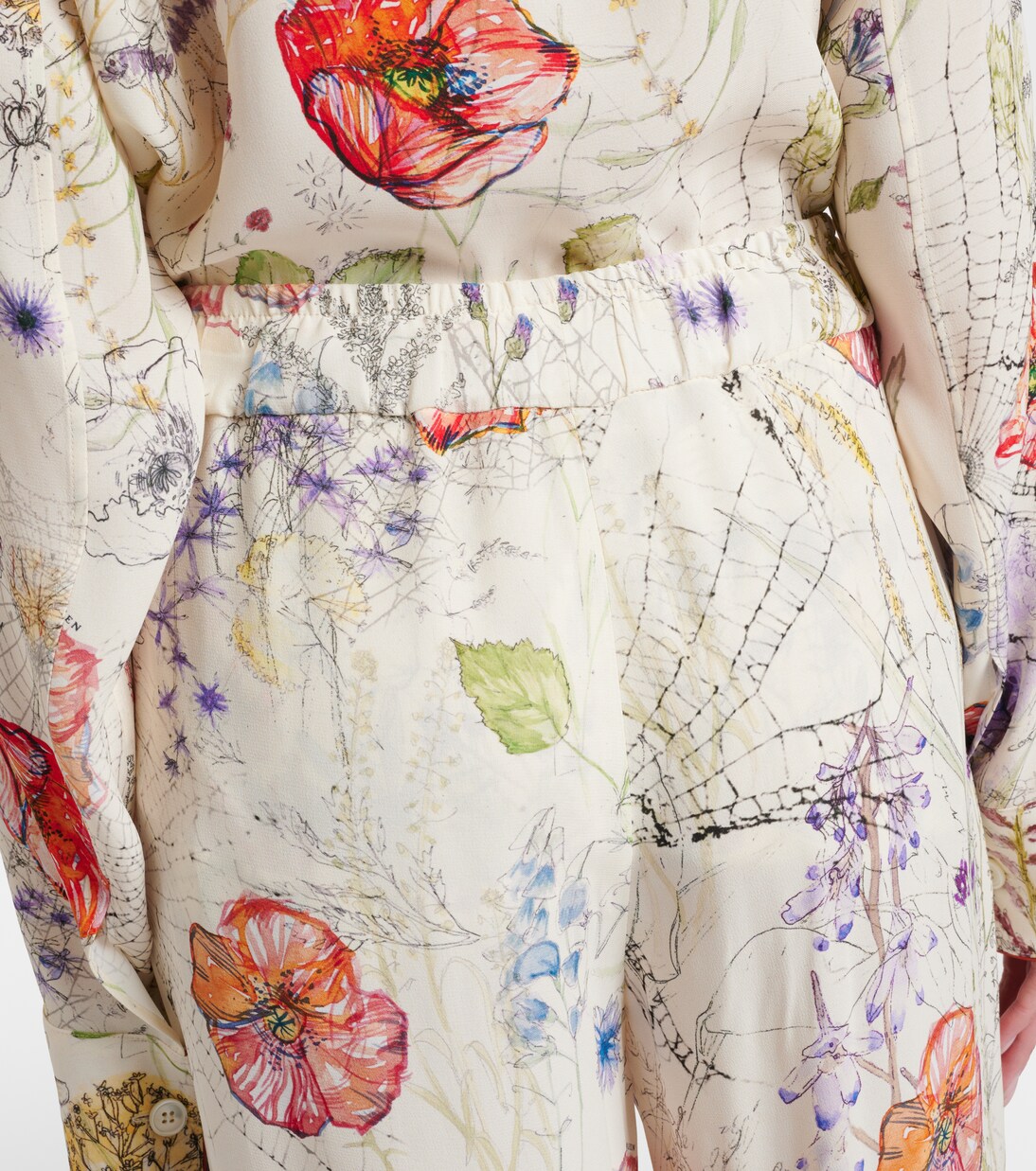 Meadow palazzo pants | McQueen