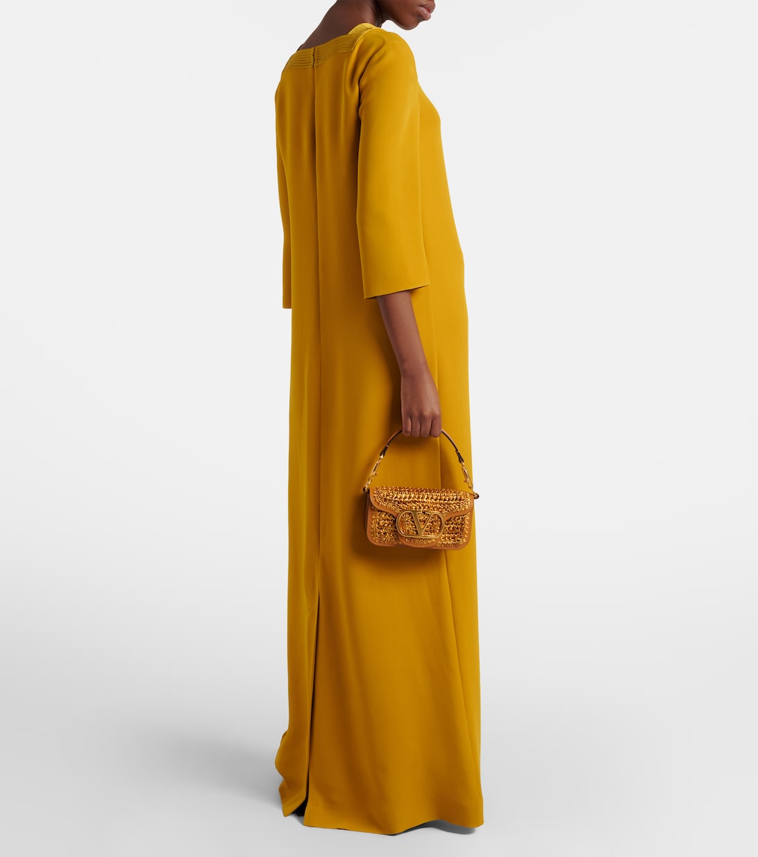 Locò Small crochet shoulder bag | Valentino Garavani