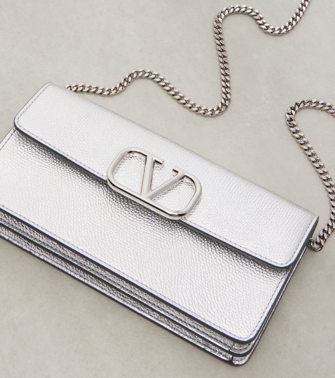 VLogo Mini leather crossbody bag | Valentino Garavani