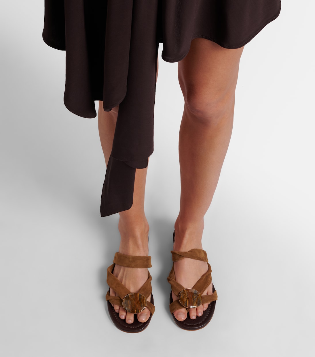 Sandali Doma in suede | Christopher Esber