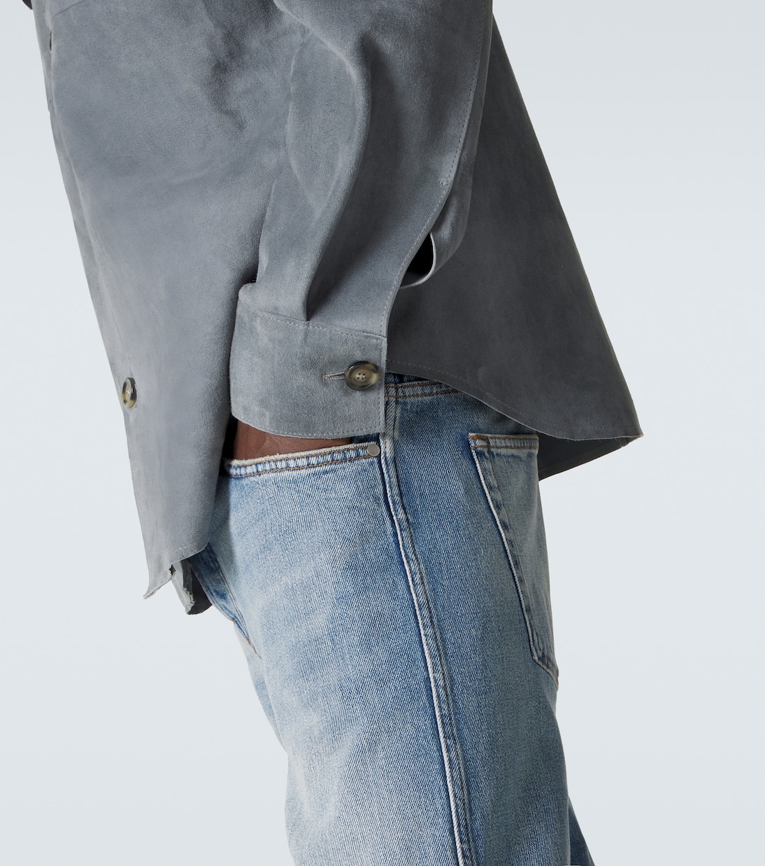 Surchemise en daim | Lardini