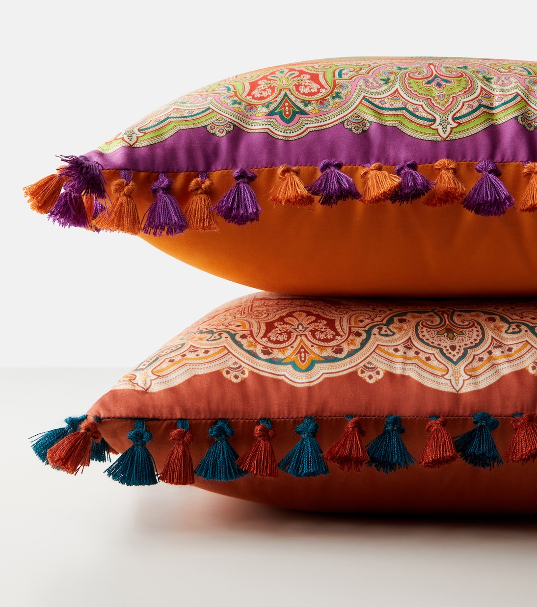 Pegaso paisley cotton cushion | Etro