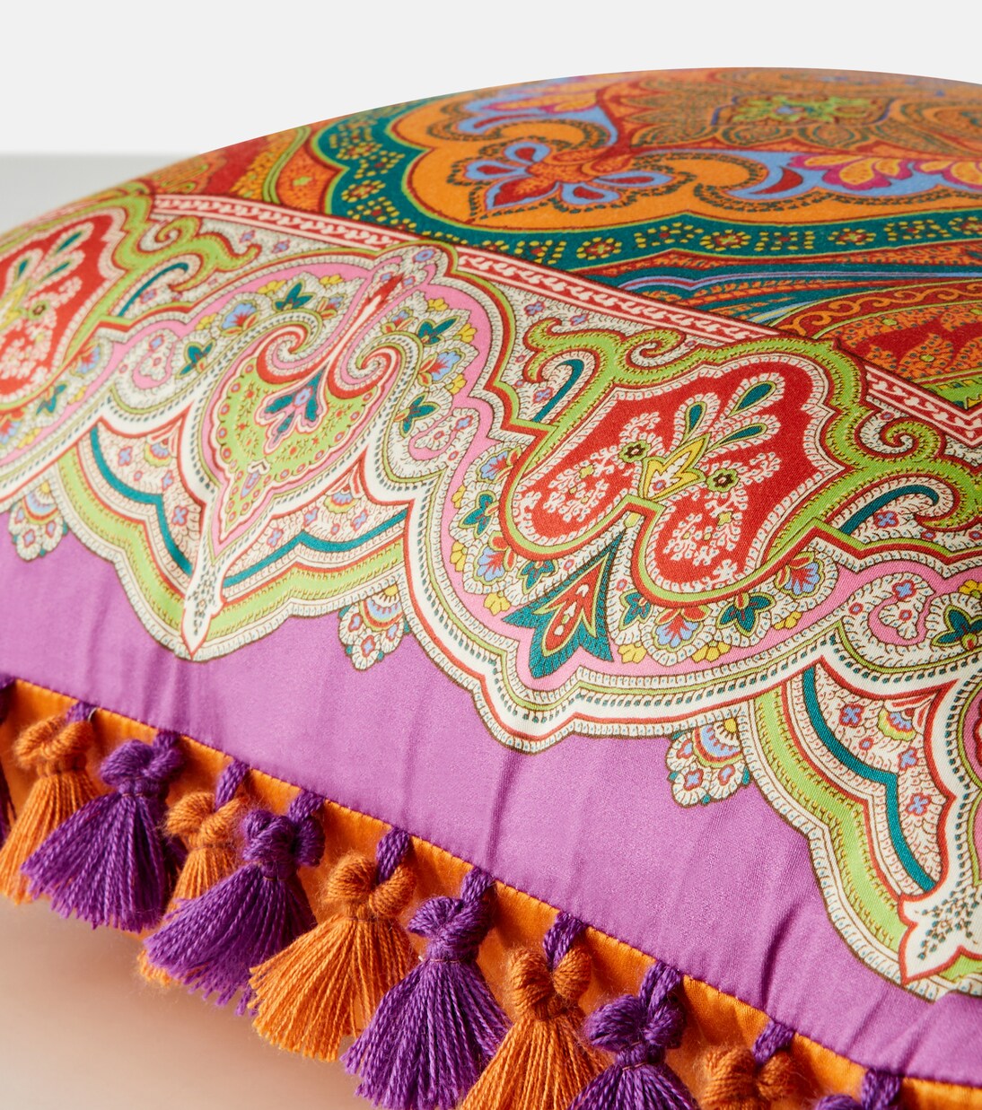 Pegaso paisley cotton cushion | Etro