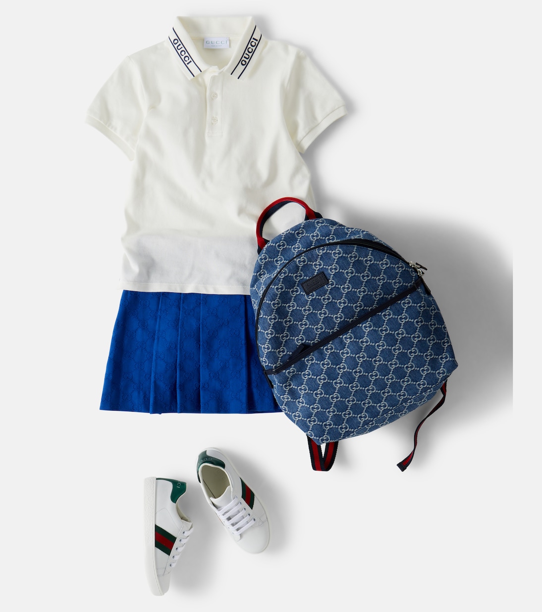 Falda GG de jacquard de algodón  | Gucci Kids