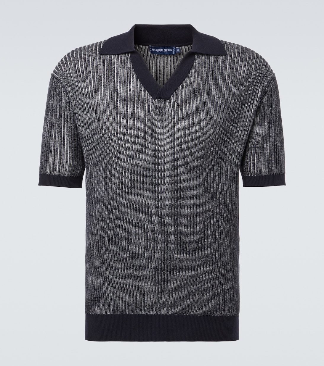 Rino cotton and cashmere polo shirt | Frescobol Carioca