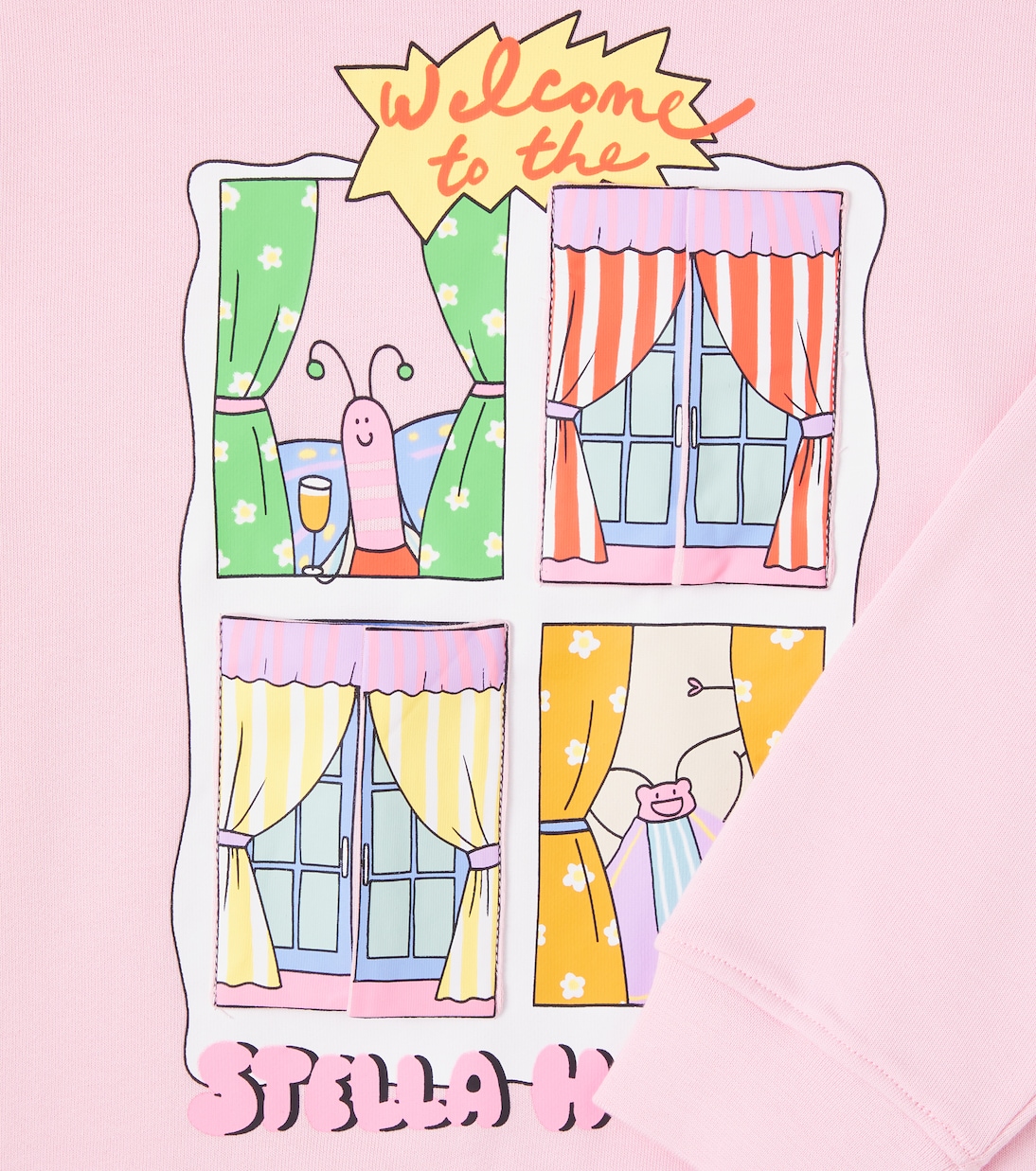 프린트 코튼 저지 스웨트셔츠 | Stella McCartney Kids