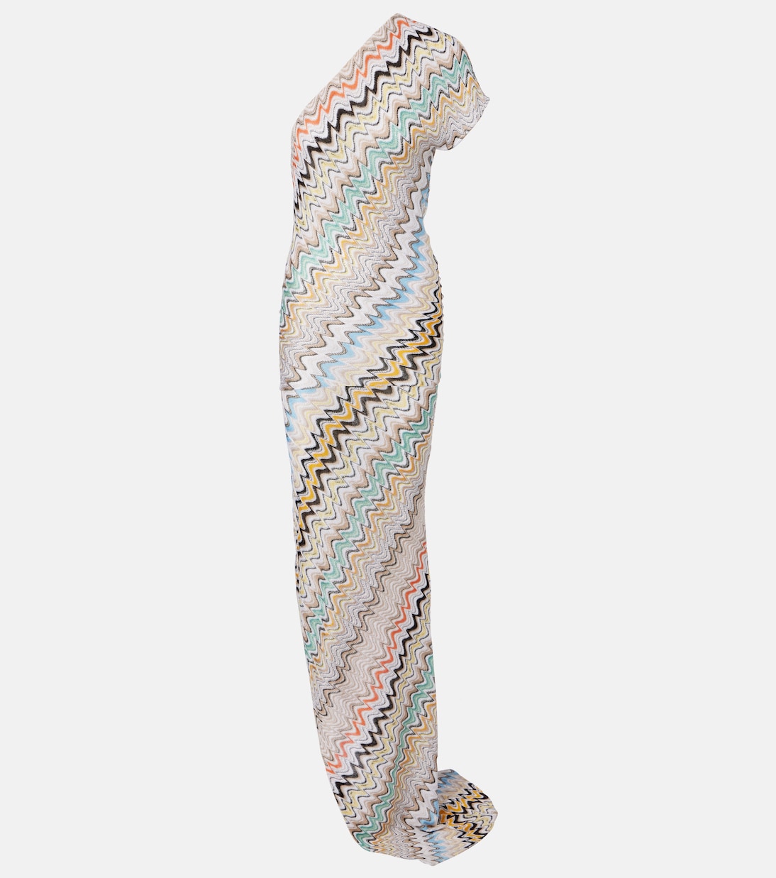 Wave one-shoulder maxi dress | Missoni